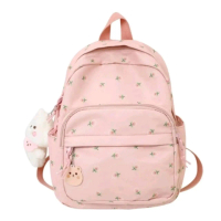 Tas Sekolah Anak Prempuan Honey dengan Bonus Aksesoris, Cocok untuk Ngaji SD/SMP/SMA - Tinggi 27cm,