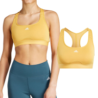 Adidas PWR MS PD 女 黃色 訓練 運動 排汗 透氣 運動內衣 IK0166