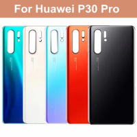 6.47" For Huawei P30 Pro Back Battery Cover Rear Glass Door Housing Case For Huawei P30 Pro VOG-L04 Battery Cover