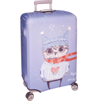 新款拉鍊式行李箱防塵保護套 行李箱套(貓頭鷹21-24吋)