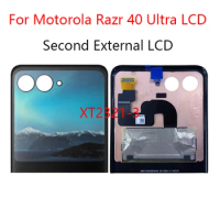 For Motorola Razr 40 Ultra Display Touch Screen Digitizer Assembly For Moto Razr 40Ultra LCD Second External LCD