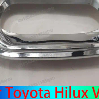 For Toyota Hilux Vigo 2005-2014 AN20 AN30 car accessories ABS Chrome Design Tail Gate Trim Rear Handle Insert cover