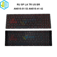 US RU Brazil Turkey Latin Spanish Backlit Keyboard For Acer Nitro 5 AN515-51 AN515-52 53 AN515-31 AN515-41 AN515-42 LG5P-A52BRL