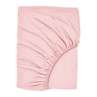 ULLVIDE 床包, 淺粉紅色, 180x200 公分