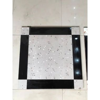 KERAMIK GARASI | CARPORT | KOMBINASI TERRAZO GREY & BLACK | MATTE