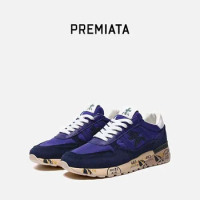 PREMIATA Italy brand steven genuine training shoes men Layer Leather Cowskin Mick Lander Casual Sneakers Walkign Sports Trainers