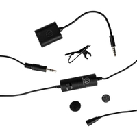 耀您館★日本Audio-Technica鐵三角領夾式麥克風ATR3350XiS(含TRRS 3.5mm耳麥孔轉接器,長3米,全向性電容麥克風)適智慧手機單眼相機攝錄影機錄音機直播