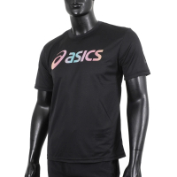 【asics 亞瑟士】T恤 短袖 吸濕快乾 透氣舒適 輕量柔軟 黑(2033B666-001)
