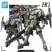 Bandai Genuine Assembled Model Kit 1/144HGBF Striker Jinks GNX-611T G Striker GN-X Anime Action Figure Gift Collection for Boys