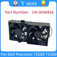 Original Server Chassis Fan For Dell Precision T3500 T5500 Workstation Cooling Fan Assembly Workstation Case Fan 0HW856 HW856