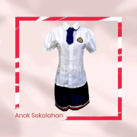 [ Levy Shop ] Set Cosplay Custome Seragam Sekolahan School Wanita Jepang Wanita Remaja Dewasa Mini R