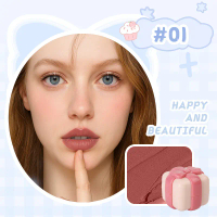 Velvet Matte Lip and Cheek Balm, Versatile Two in One Lip Multi Use Cheek Blush Balm for a Effortles