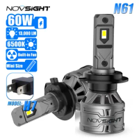 NOVSIGHT H7 h7 Led Headlights Car LED Auto Head Bulb Lamp Headlight 60W 13000LM 9-32V Built-in Fan For Car ATV Quad Motorcycle