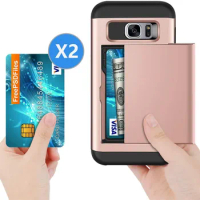 case For Samsung Galaxy S7 egde case Cover for Samsung Galaxy S6 edge Case for Samsung S7 S6 G920F i9600 Card Slots Cover Fundas