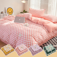 洛卡棉棋盤格紋床包組(單人1.2三件套) 床笠 格紋 床罩 床單 透氣 舒棉 柔軟