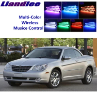 LiandLee Car Glow Interior Floor Decorative Seats Accent Ambient Neon light For Chrysler Sebring coupe