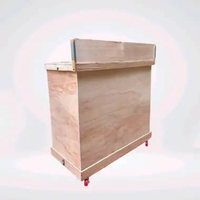 Woodloka Booth Koper Portable / Meja Koper Lipat Untuk Jualan - Bahan Multiplek Polos