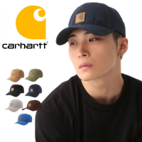 【carhartt】Carhartt ODESSA經典老帽/鴨舌帽/牛皮革標/厚磅粗帆布石洗老舊感 棒球帽 帽子(美國平行輸入)