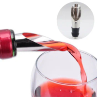 3Pcs/Lot Stainless Steel Wine Stopper Pouring Device Dual Wine Bottle Stopper Guide Liquor Pourers Free Flow Bottle Stopper