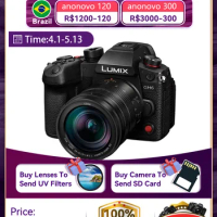 Panasonic GH6 Mirrorless Digital Camera M43 Format 4:2:2 10 bit C4K/4K 60p/50p 5-axis Anti-shake