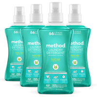 【method 美則】四倍濃縮香水環保洗衣精-海藍鼠尾草1580ml(中性香氛 運動 抗臭 機能衣)