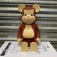 Bearbrick 400% Monkey Bearbrickly PVC Bear Block Action Figure Toy 28CM