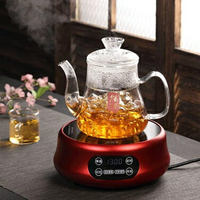 110v電陶爐出國美國日本臺灣玻璃壺茶壺電茶爐煮茶器小型電磁爐 雙十一購物節 雙十一購物節