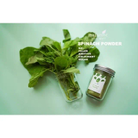 Spinach Powder - Bubuk Sayur Bayam Vegan Superfood Green Juice 100gram