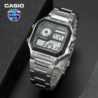 casio卡西歐手表男復古小方塊學生款石英電子非機械AE-1200WHD-1A【北歐居家生活】
