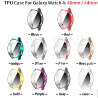 200PCS Case for Samsung Galaxy Watch 4 40 44MM Smartwatch TPU Protective Case for Samsung Galaxy Watch4