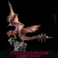 {臺灣公司貨 可打統編}怪物獵人游戲周邊CFB雄火龍手辦GK擺件模型雕像限定版禮物送男生