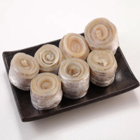 【華得水產】特大白帶魚捲4包組(500g/ 包/約10-15卷)