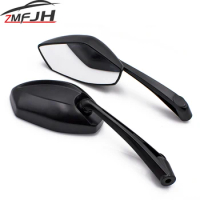 1 Pair Motorcycle Rear View Mirror Left Right Back Side Mirror Electromobile Back Side Convex Mirror Motorcycles Accessories