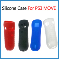 1Pcs For PS3 MOVE Silicone Case For Sony PlayStation3 PS4 MOVE Controlle Hand Anti-slip Rubber Silicone Protective Skin Cover
