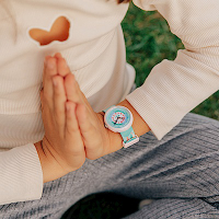 FLIKFLAK 兒童手錶 冥想企鵝 BRRRAVE PINGUINS (31.85mm) 兒童錶 編織錶帶