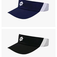 Topi Lotto Frodo Unisex Visor Cap. Black / Navy Black