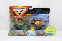 Monster Jam Color Change Dragon vs Thunder Bus Original Spin Master