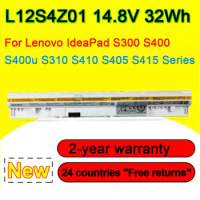 2200mAh L12S4Z01 Laptop Battery For Lenovo IdeaPad S300 S400 S400u S310 S410 S405 S415 Series L12S4L01 4ICR17/65 32Wh 14.8V