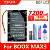 KiKiss Battery 6900mAh/7200mAh For Onyx BOOX Note lite BOOX MAX 2 3 MAX2 MAX3 2588158 Ebook Replacement Bateria