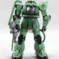 Bandai 1:144 scale model UC century red green Zaku 2 MS-06F Gundam robot modelismo Assembly model kits