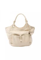 Christian Dior Pre-Loved Christian Dior Canage Shoulder bag tote bag leather light beige