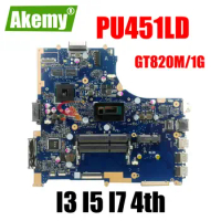 PU451LD Notebook Mainboard For Asus PRO451L PU451LA PU451L PU451LD Laptop Motherboard W/I3 I5 I7 4th GT820M/1G 100% Test