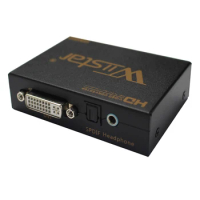 2pcs HDMI to DVI + spdif Audio Converter adapter Support HDMI 1.3 HDCP analog stereo and digital audio output