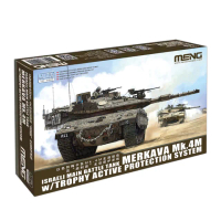 【PowerFalcon】1/72 以色列梅卡瓦Mk.4M主戰坦克+“戰利品”主動防護系統(Meng 72-006 軍事模型)