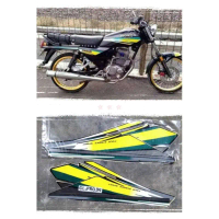 Striping stiker Honda gl pro 94 kuning