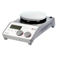 《DLAB》電磁加熱攪拌器 LCD5吋圓盤定時型 340℃ Stirrer with Heating