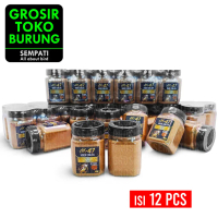 SEMPATI GROSIR AK 47 Voer Ciblek 125gr Extra Ulat Hongkong Isi 12 Pcs Pakan Voer Pur Burung Ciblek K