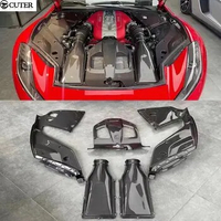 812 Dry Carbon Fiber Engine Bay Cover Dust Guard Air Intake for Ferrari 812 Car Body Kit