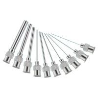 Kim bơm keo công nghiệp bằng thép không gỉ 25 mm, kích thước 1 inch (8G–30G)