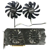 2 fans 4PIN suitable for GALAX GeForce P104-100 GTX1070 1070Tti 1080 8GB EXOC SNPR BLACK2 OC graphics card replacement fan